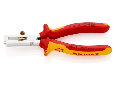 Produktbild 1 Knipex 11 06 160 Abisolierzange isoliert  160mm