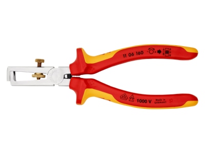 Produktbild 4 Knipex 11 06 160 Abisolierzange isoliert  160mm