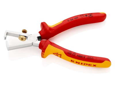 Produktbild 5 Knipex 11 06 160 Abisolierzange isoliert  160mm