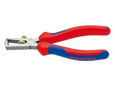 Produktbild 1 Knipex 11 12 160 Abisolierzange schwarz  160mm