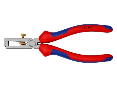 Detailansicht 2 Knipex 11 12 160 Abisolierzange schwarz  160mm