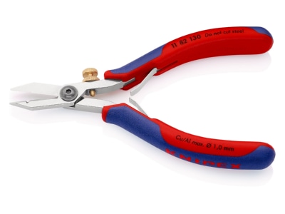 Produktbild 4 Knipex 11 82 130 Elektronik Abisolierschere spiegelpoliert 130mm