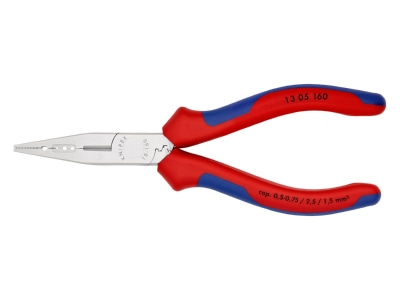 Produktbild 2 Knipex 13 05 160 Verdrahtungszange verchromt  160mm