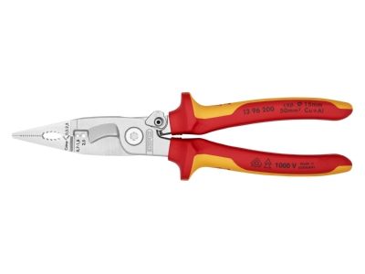 Produktbild 1 Knipex 13 96 200 SB Elektro Installationszange 200mm