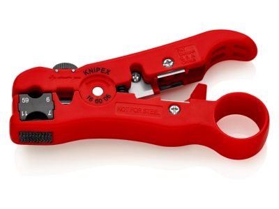 Produktbild 2 Knipex 16 60 06 SB Abisolierwerkzeug fuer Koax 125mm