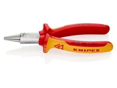 Produktbild 1 Knipex 22 06 160 Rundzange verchromt  160mm