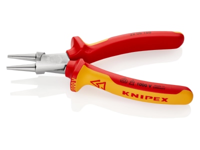 Produktbild Detailansicht 2 Knipex 22 06 160 Rundzange verchromt  160mm