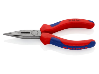 Produktbild 1 Knipex 25 02 140 Flachrundzange mit Schneide  140mm