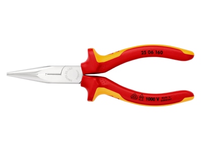 Detailed view 1 Knipex 25 06 160 Round nose plier 160mm
