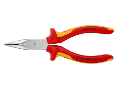 Produktbild 4 Knipex 25 26 160 Flachrundzange mit Schneide  160mm