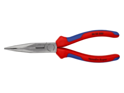 Produktbild 3 Knipex 26 22 200 Flachrundzange mit Schneide  200mm