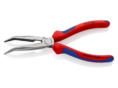 Produktbild 4 Knipex 26 22 200 Flachrundzange mit Schneide  200mm