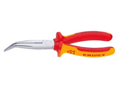 Produktbild 1 Knipex 26 26 200 Flachrundzange mit Schneide  200mm