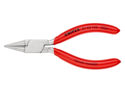 Detailansicht 1 Knipex 37 43 125 Greifzange verchromt  125mm