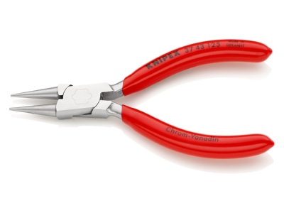 Detailansicht 2 Knipex 37 43 125 Greifzange verchromt  125mm