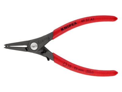 Produktbild Detailansicht 1 Knipex 49 31 A1 Praezisions Sicherungszange 140mm