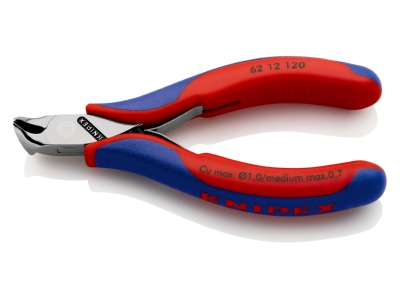 Produktbild 1 Knipex 62 12 120 Elektronik Schraegschneider poliert  120mm