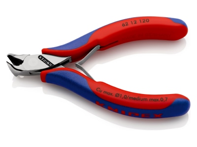 Produktbild 3 Knipex 62 12 120 Elektronik Schraegschneider poliert  120mm