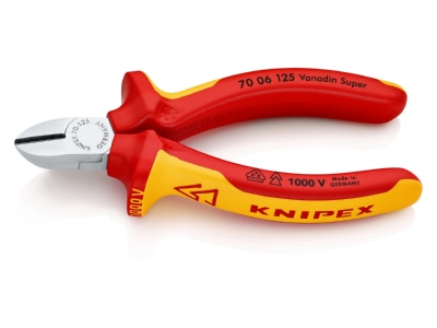 Produktbild 2 Knipex 70 06 125 Seitenschneider isoliert  125mm