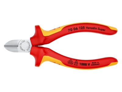 Product image detailed view 2 Knipex 70 06 125 Diagonal cutting plier 125mm