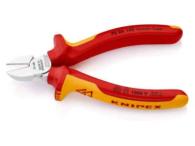 Detailansicht 3 Knipex 70 06 140 Seitenschneider isoliert  140mm