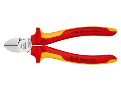 Produktbild 4 Knipex 70 06 160 Seitenschneider isoliert  160mm