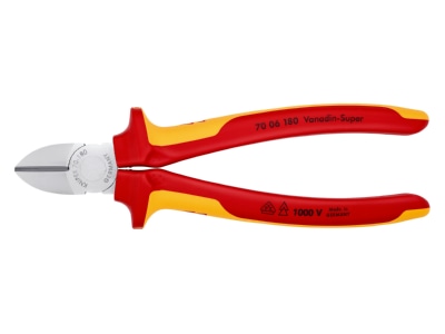 Produktbild 4 Knipex 70 06 180 Seitenschneider isoliert  180mm