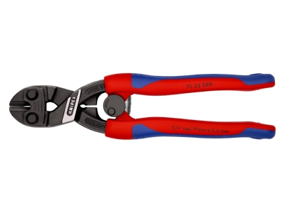 Detailansicht 1 Knipex 71 32 200 SB CoBolt Bolzenschneider mit Huellen  200mm