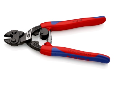 Detailansicht 2 Knipex 71 32 200 SB CoBolt Bolzenschneider mit Huellen  200mm