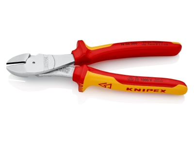 Produktbild 4 Knipex 74 06 200 Kraft Seitenschneider isoliert  200mm