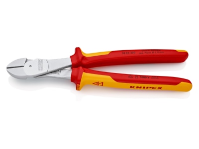Produktbild 2 Knipex 74 06 250 Kraft Seitenschneider isoliert  250mm