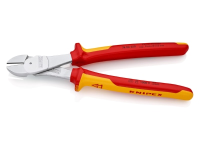 Produktbild 3 Knipex 74 06 250 Kraft Seitenschneider isoliert  250mm