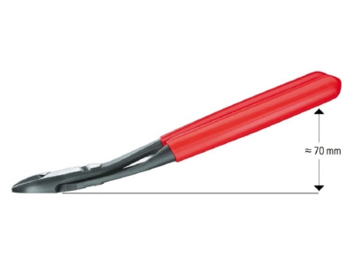 Product image 1 Knipex 74 21 250 Diagonal cutting plier 250mm
