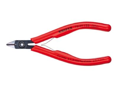Produktbild 1 Knipex 75 02 125 Elektronik Seitenschneider brueniert  125mm