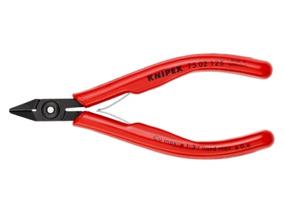 Produktbild 2 Knipex 75 02 125 Elektronik Seitenschneider brueniert  125mm