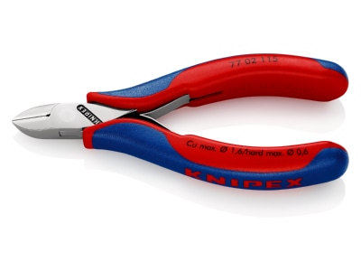 Produktbild 2 Knipex 77 02 115 Elektronik Seitenschneider spiegelpoliert 115mm