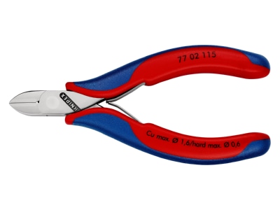 Produktbild 3 Knipex 77 02 115 Elektronik Seitenschneider spiegelpoliert 115mm