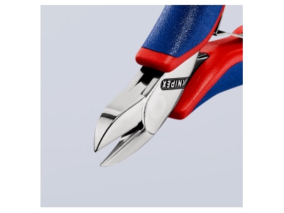 Detailansicht 3 Knipex 77 22 115 Elektronik Seitenschneider spiegelpoliert 115mm