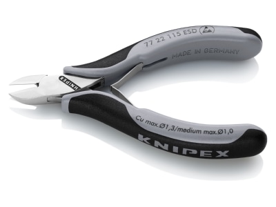 Produktbild 6 Knipex 77 22 115 ESD Elektronik Seitenschneider ESD  115mm