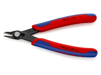 Product image detailed view 1 Knipex 78 31 125 Diagonal cutting plier 125mm
