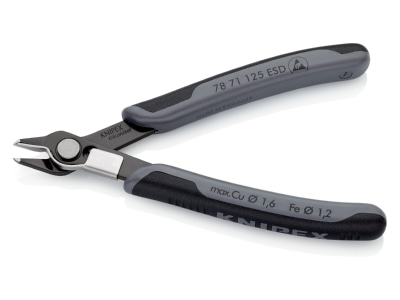 Detailansicht 1 Knipex 78 71 125 ESD Praez  Schneidzange 125mm