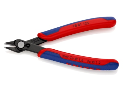 Product image detailed view 1 Knipex 78 81 125 Diagonal cutting plier 125mm
