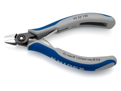 Detailansicht 1 Knipex 79 32 125 Praezisons Seitenschneider 125mm