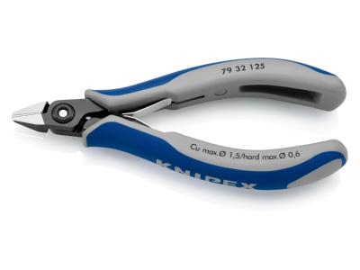 Detailansicht 2 Knipex 79 32 125 Praezisons Seitenschneider 125mm