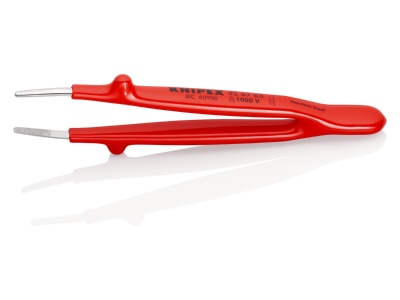 Detailansicht 2 Knipex 92 67 63 Praezisions Pinzette isoliert  145mm