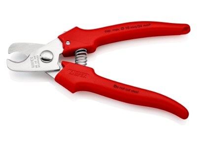 Detailansicht 1 Knipex 95 05 165 Kabelschere poliert  165mm
