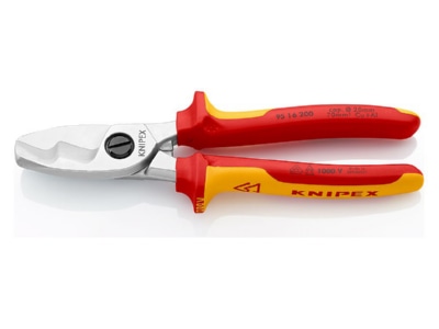 Produktbild 1 Knipex 95 16 200 Kabelschere isoliert  200mm