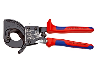 Produktbild 1 Knipex 95 31 250 Kabelschneider Ratschenprinz  250mm