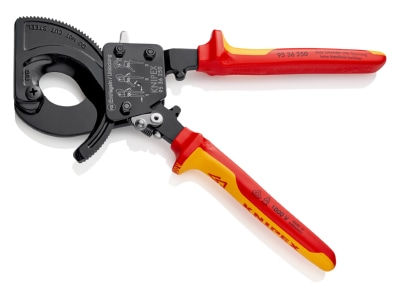 Detailansicht 2 Knipex 95 36 250 Kabelschneider isoliert  250mm