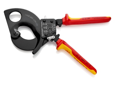 Detailansicht 2 Knipex 95 36 280 Kabelschneider isoliert  280mm